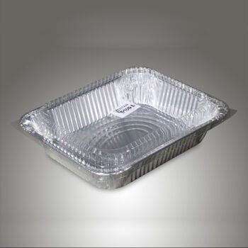 Alumnimun-Trays-Silver-Carnival-Aluminum -ray 5705L with cover_10_ x 12_ x 2_