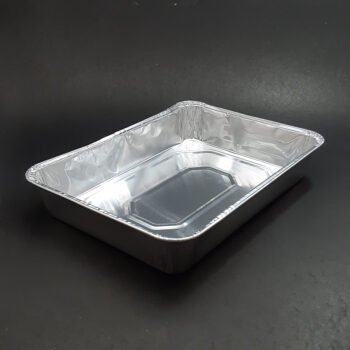 Alumnimun Trays Silver Carnival Aluminum Tray 5706 with cover 10 x 7.25x 1.5