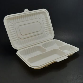 Cornstarch Meal Box 4 Division Beige