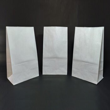 Paper Bags White Paper Bag #12 6.875 x 13.5 x 4.5