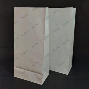 Paper Bags White Paper Bag #25 8.375 x 17.5 x 4.75