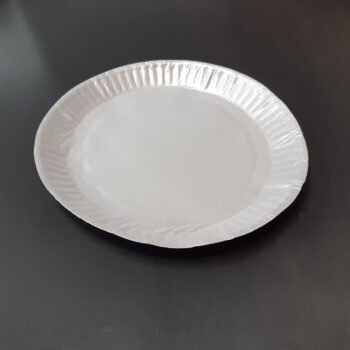 Paper Plate White Savers Laminated 9