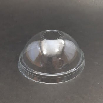 Plastic Cups and PET Cups Transparent PET Dome Lids 12oz Transparent 12oz