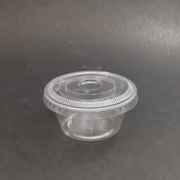Plastic Cups and PET Cups Transparent PET Sauce Cup 3oz Transparent 3oz